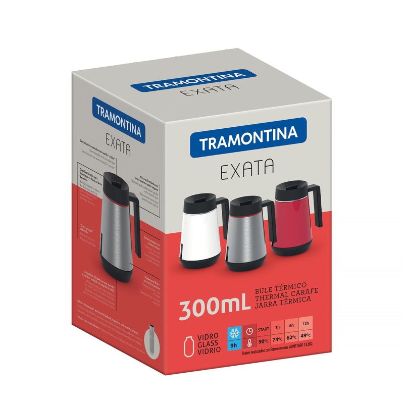 Jarra térmica Tramontina Exata de acero inoxidable 300 ml